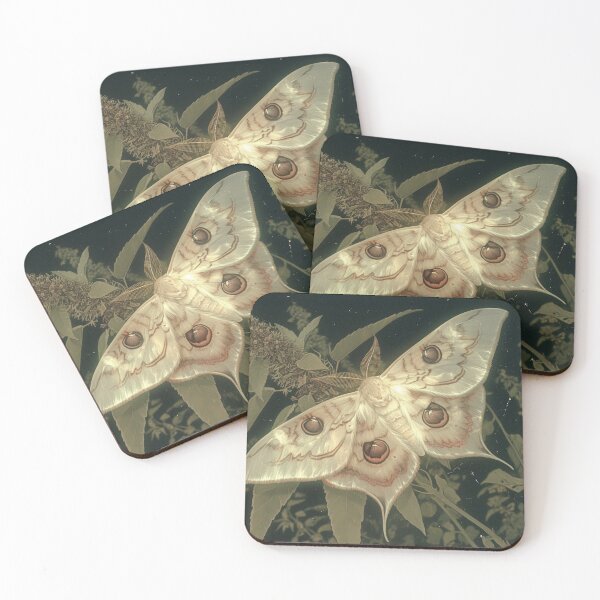 Item preview, White Moon Moth Goth Vintage designed and sold by trajeado14.