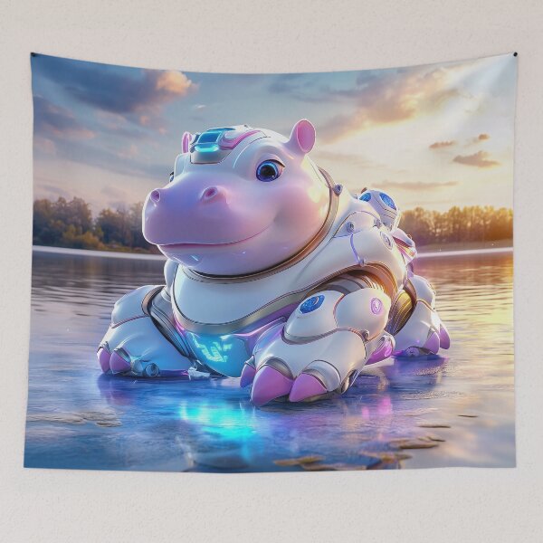 Item preview, Happy Hippo Bot designed and sold by silp159.