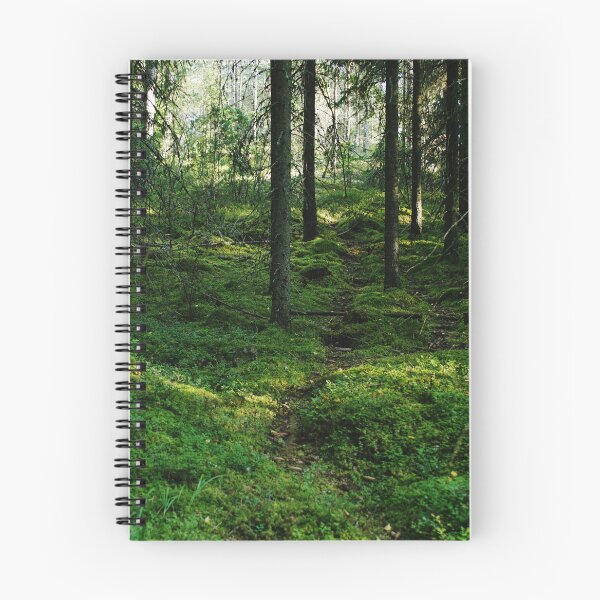 Item preview, Footpath in lush green forest designed and sold by riku05830.