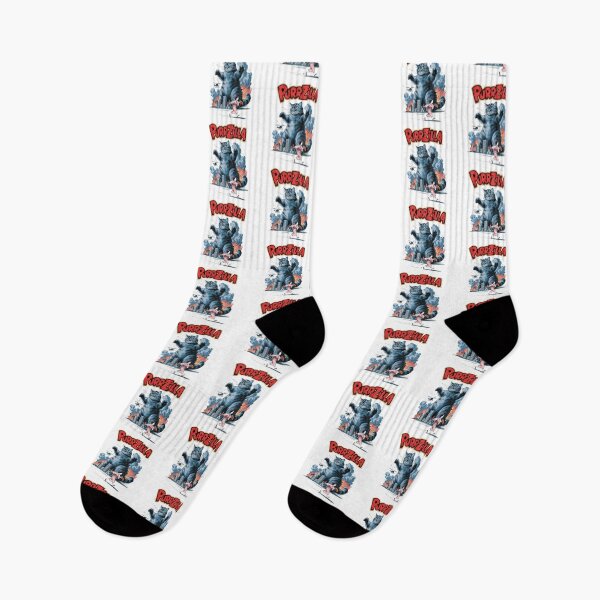 Item preview, Purrzilla, monster cat, cat, meow, kimono, Japan, Japanese, funnyfits70, Humor, Funny, retro, vintage, funny quotes, animal humor, designed and sold by FunnyFits70.