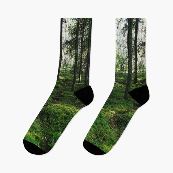 Item preview, Footpath in lush green forest designed and sold by riku05830.