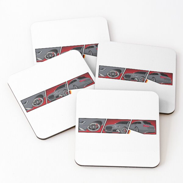 Item preview, RS6 C7 horizontal pop art collage designed and sold by CAR-HUB.
