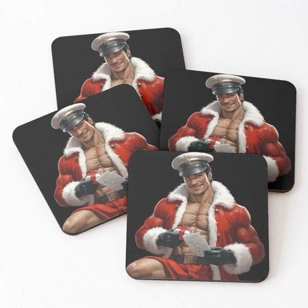 Item preview, Special Delivery. Santa Leather Daddy Gay Christmas Pride Graphic Design designed and sold by ItsAKinkThing.