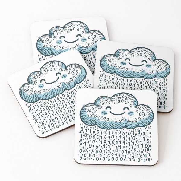 Item preview, Cloud Data Rain – Fun Tech Design designed and sold by Ingo Menhard.