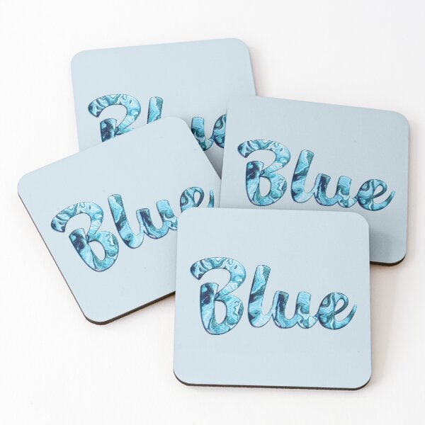 Item preview, Retro Blue Type designed and sold by Hen-C-Art.