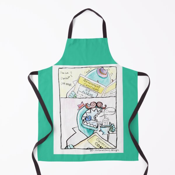 Item preview, Sci-fi Alien Disguise Mystery Newspaper Design No. 1 designed and sold by RainbowDoveShop.