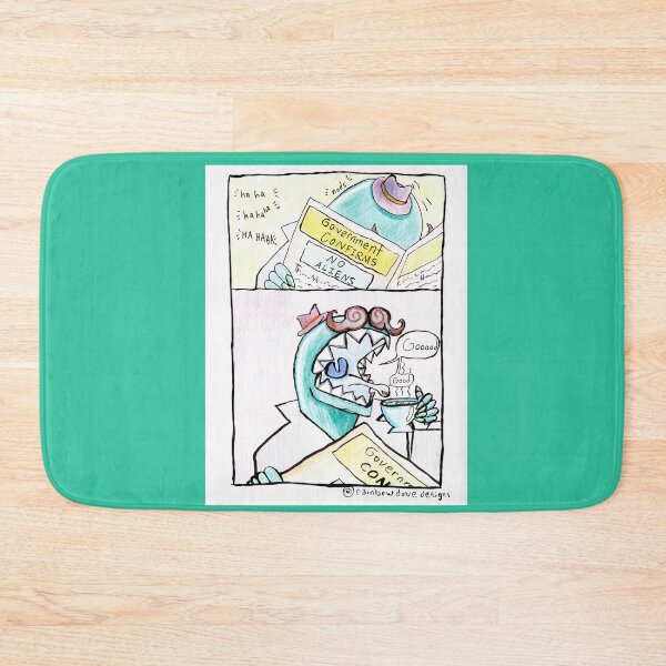 Item preview, Sci-fi Alien Disguise Mystery Newspaper Design No. 1 designed and sold by RainbowDoveShop.