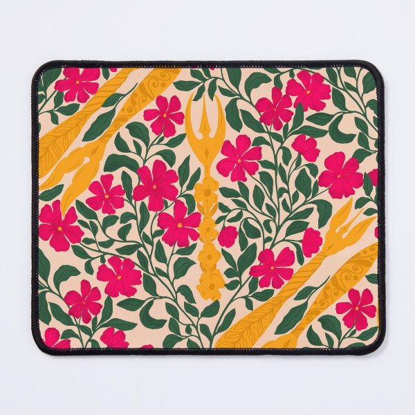 Item preview, Vintage Forks & Florals pattern designed and sold by BeUniqueByRomy.