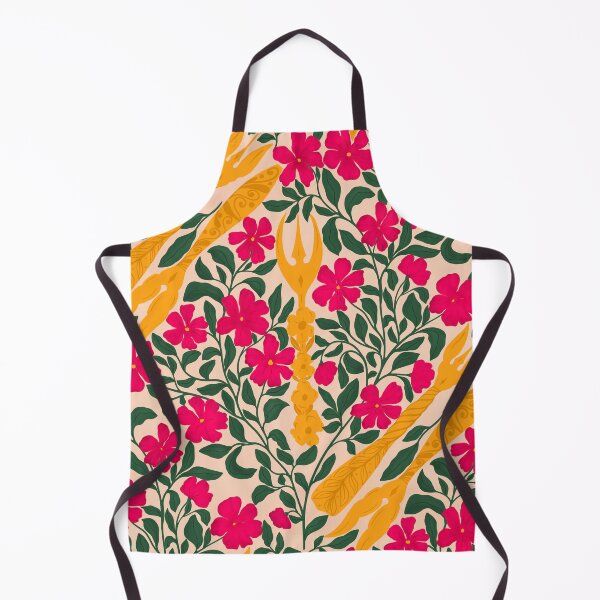 Item preview, Vintage Forks & Florals pattern designed and sold by BeUniqueByRomy.