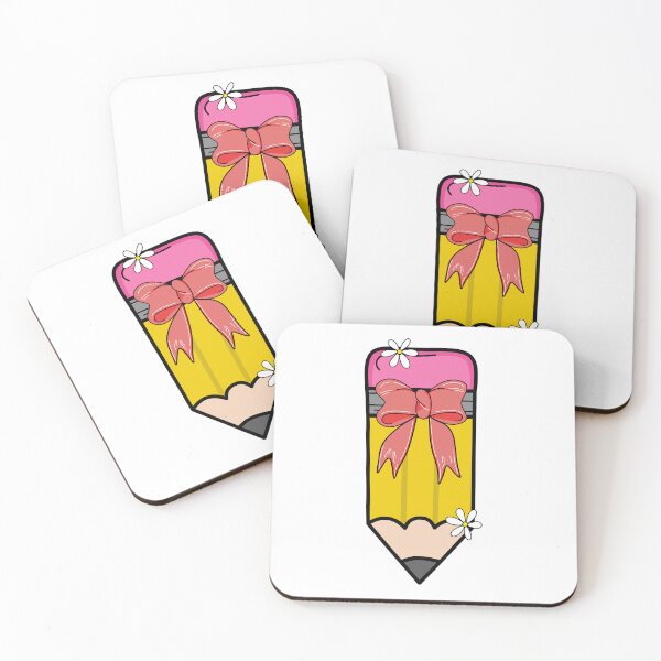 Item preview, Adorable Pencil with Bow Design - Red and Yellow  designed and sold by MrsCreative1.