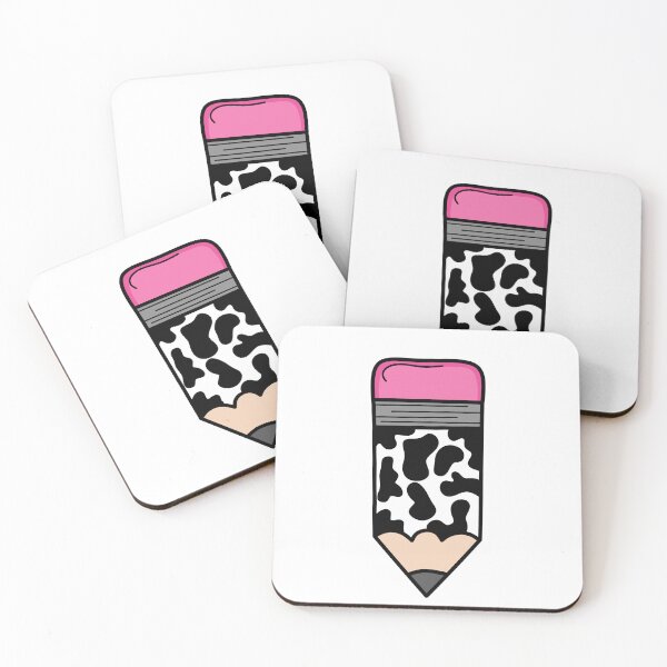 Item preview, Adorable Pencil with Black and White Cowhide Pattern designed and sold by MrsCreative1.