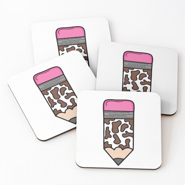 Item preview, Adorable Pencil with Brown and White Cowhide Pattern designed and sold by MrsCreative1.