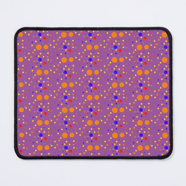 Item preview, Purple orange colorful dotted | Artistic muted purple dot pattern designed and sold by lausn.