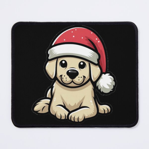 Item preview, Blonde Labrador with Christmas hat designed and sold by Wicca and mythical creatures .