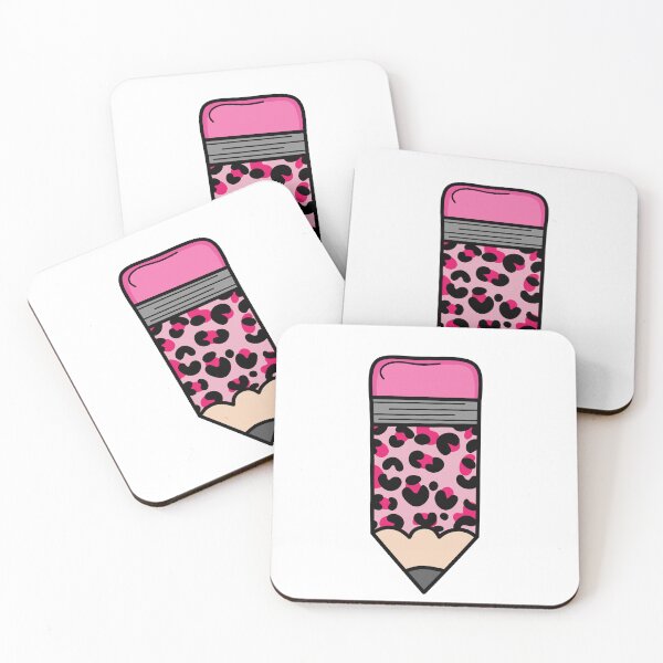 Item preview, Adorable Pencil with Bow Design - Pink Leopard Print designed and sold by MrsCreative1.