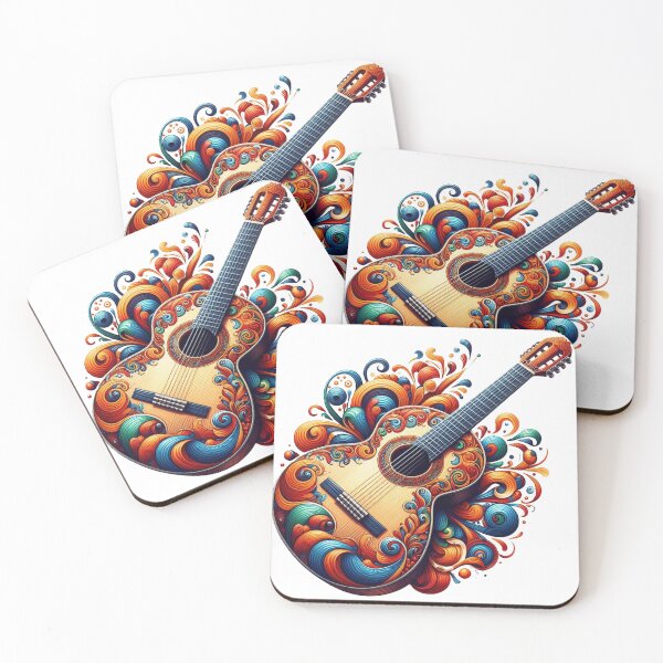 Item preview, Vibrant flamenco music guitar designed and sold by nicnacc.