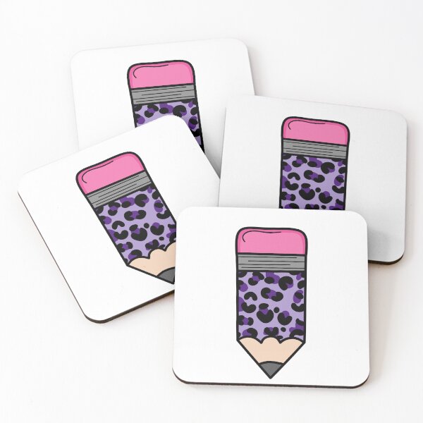 Item preview, Adorable Pencil - Purple Leopard Print Pattern designed and sold by MrsCreative1.