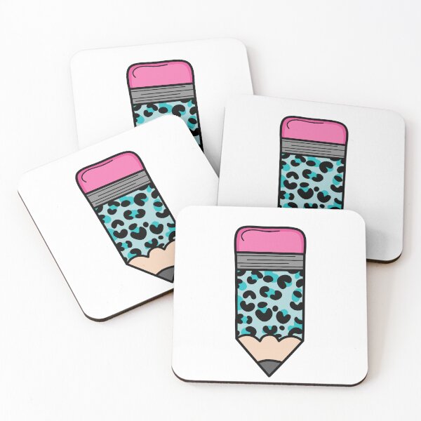 Item preview, Adorable Pencil - Blue Leopard Print Pattern designed and sold by MrsCreative1.