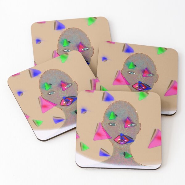 Item preview, Fragmented Reflections: Abstract Portrait designed and sold by Krisadel.