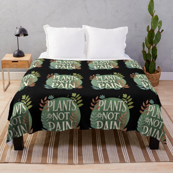 Item preview, Plants, Not Pain – Minimalist Eco Botanical Design designed and sold by ToxiCool.