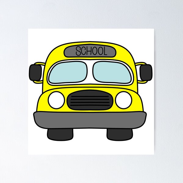 Item preview, Classic School Bus Drawing Yellow designed and sold by MrsCreative1.