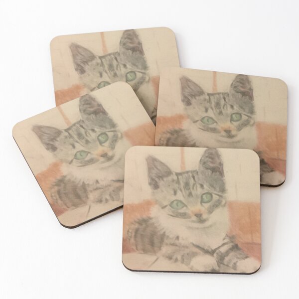 Item preview, Friiendly tabby kitten with a floffy chest  designed and sold by Jacinta hunt.