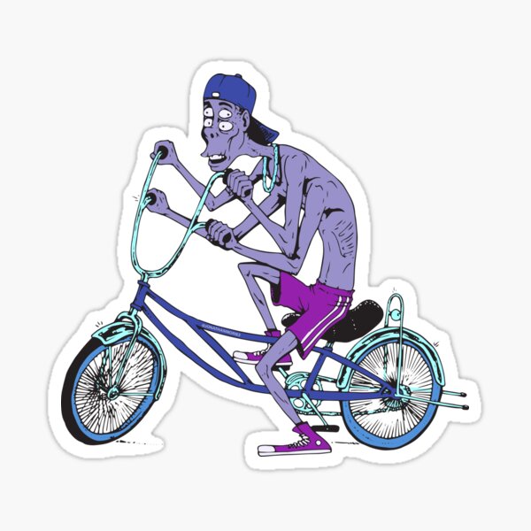 Skinny Rider Sticker