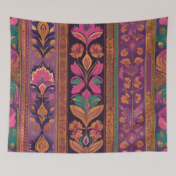 Item preview, Paisley Paradise | Intricate Indian Textile Art designed and sold by Epic--Art.