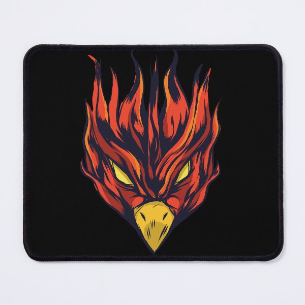 Item preview, Fiery Red Phoenix Bird Head designed and sold by TurtleDojo.