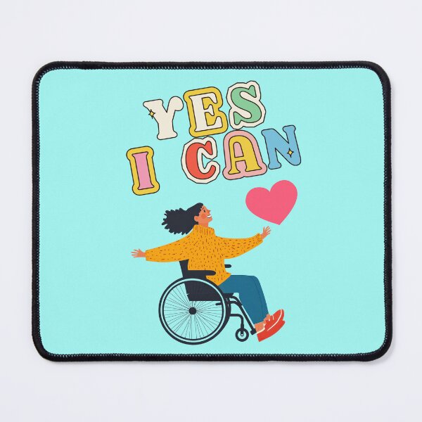 Item preview, confident wheelchair user designed and sold by Mauswohn.