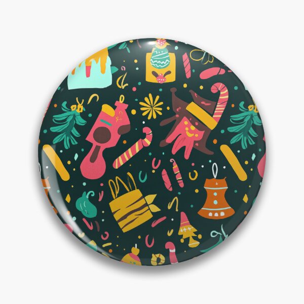 Item preview, Whimsical Christmas Themes in Dynamic Colors designed and sold by Piotrek0001.