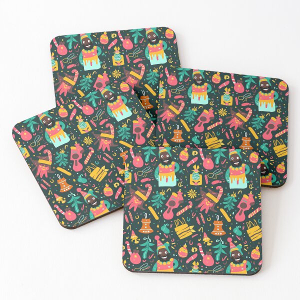 Item preview, Whimsical Christmas Themes in Dynamic Colors designed and sold by Piotrek0001.