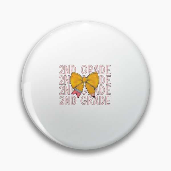 Item preview, 2nd Grade Pencil Bow Design - Back to School Style designed and sold by Fernandink1.