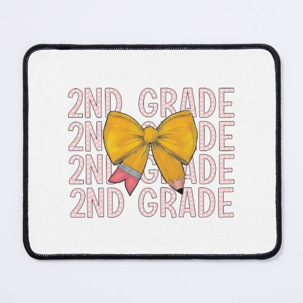 Item preview, 2nd Grade Pencil Bow Design - Back to School Style designed and sold by Fernandink1.