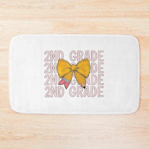 Item preview, 2nd Grade Pencil Bow Design - Back to School Style designed and sold by Fernandink1.