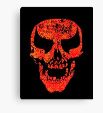 Bloodskull (Black) Canvas Print
