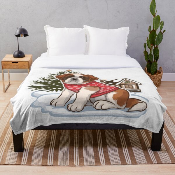 Item preview, Saint Bernard Christmas designed and sold by StickersRyous.