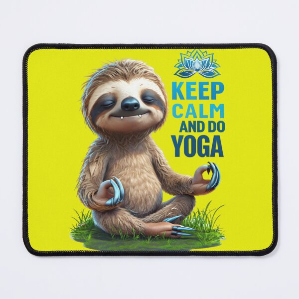 Item preview, Cute Cartoon Sloth in Ukatasana designed and sold by Aise06.