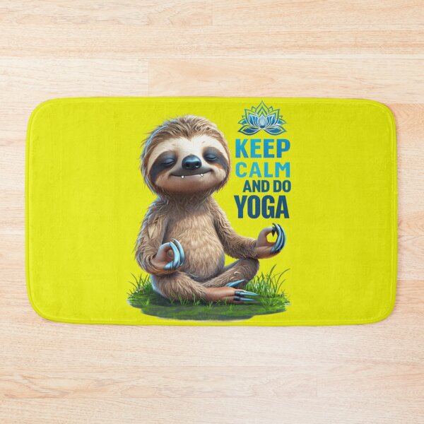 Item preview, Cute Cartoon Sloth in Ukatasana  designed and sold by Aise06.