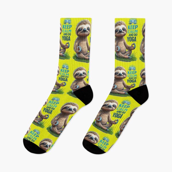Item preview, Cute Cartoon Sloth in Ukatasana  designed and sold by Aise06.