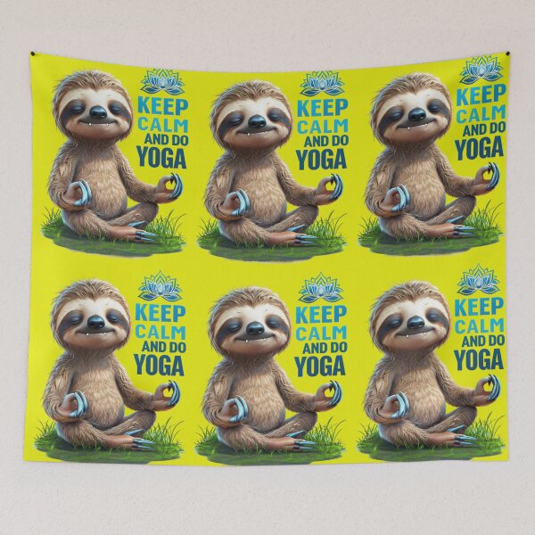 Item preview, Cute Cartoon Sloth in Ukatasana  designed and sold by Aise06.