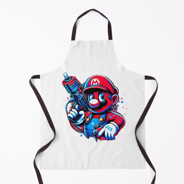Item preview, Red White Blue Plumber Splash Art designed and sold by Theriddler1.