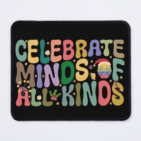 Item preview, Celebrate Minds of All Kinds: A Neurodiverse Christmas designed and sold by zarouky.