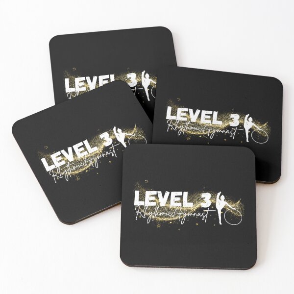 Item preview, Level 3 Rhythmic Gymnast Gold & White designed and sold by DSurwill.