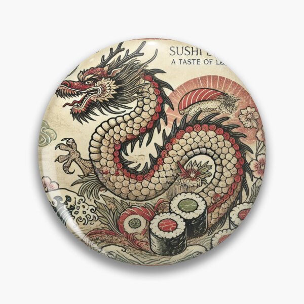 Item preview, Sushi Dragon: A Taste of Legend designed and sold by bb-tees-by-mlee.