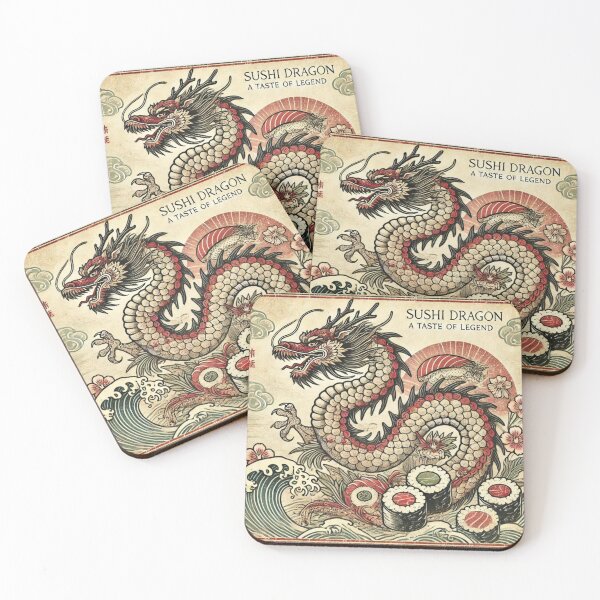 Item preview, Sushi Dragon: A Taste of Legend designed and sold by bb-tees-by-mlee.