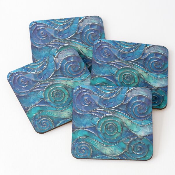 Item preview, New Zealand Māori Paua Pattern Koru Design 232 designed and sold by GrinGalore.