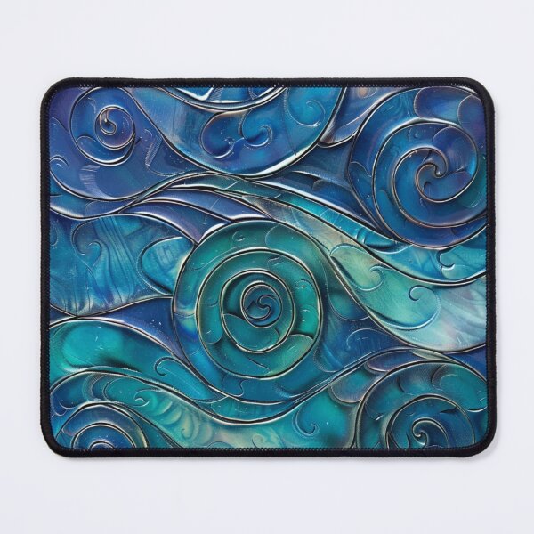 Item preview, New Zealand Māori Paua Pattern Koru Design 232 designed and sold by GrinGalore.