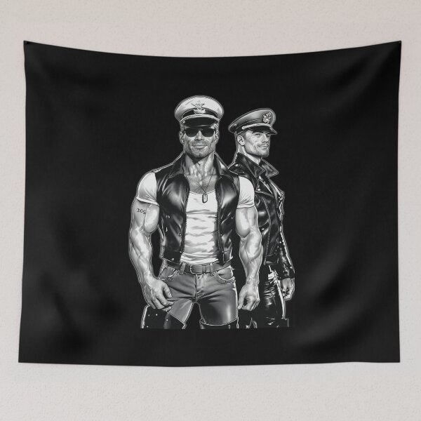 Item preview, The Boys Are Back Military Daddies Gay Leder Pride Graphic Design designed and sold by ItsAKinkThing.