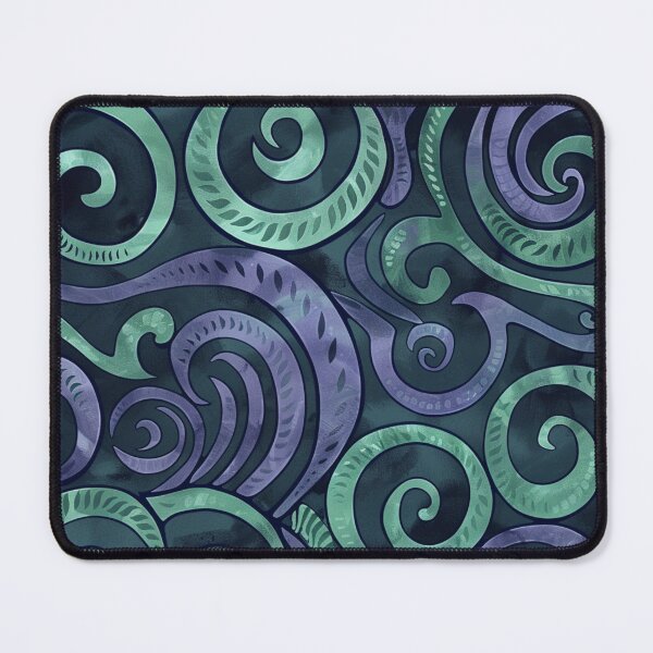 Item preview, New Zealand Māori Paua Pattern Koru Design 233 designed and sold by GrinGalore.